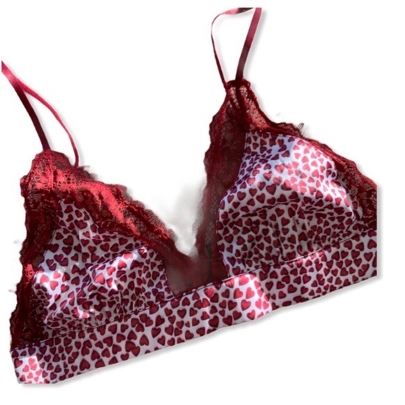 ANINE Bing Holly Heart Silk Bralette - Picture 11 of 11